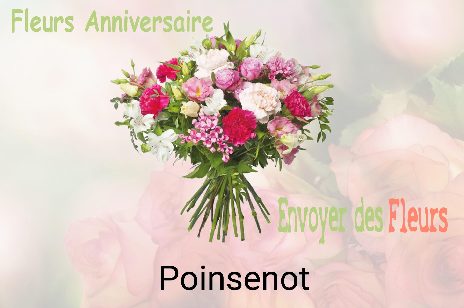 Bouquet de fleurs d’anniversaire livré à Poinsenot