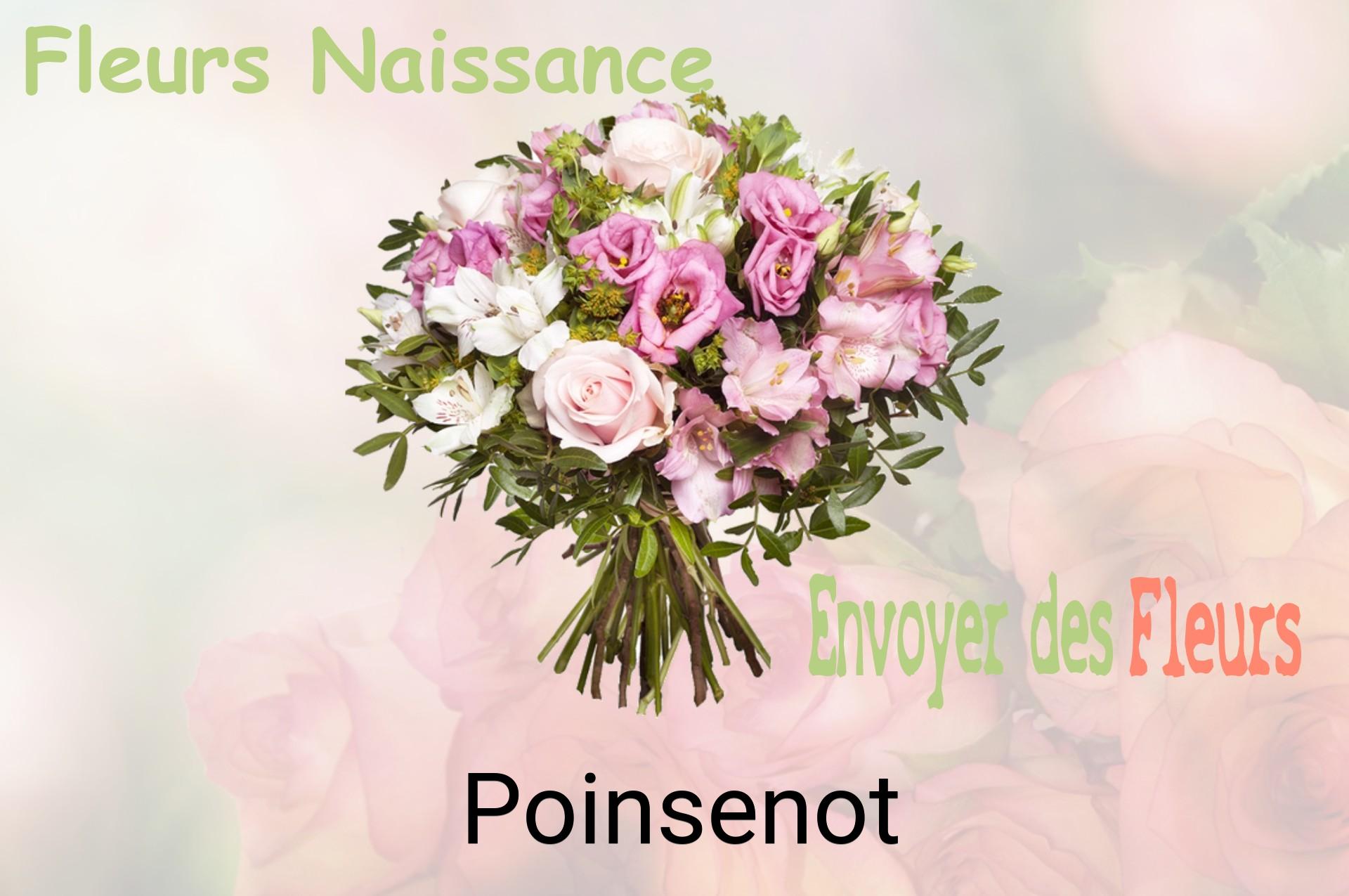 Bouquet de fleurs de naissance livré à Poinsenot