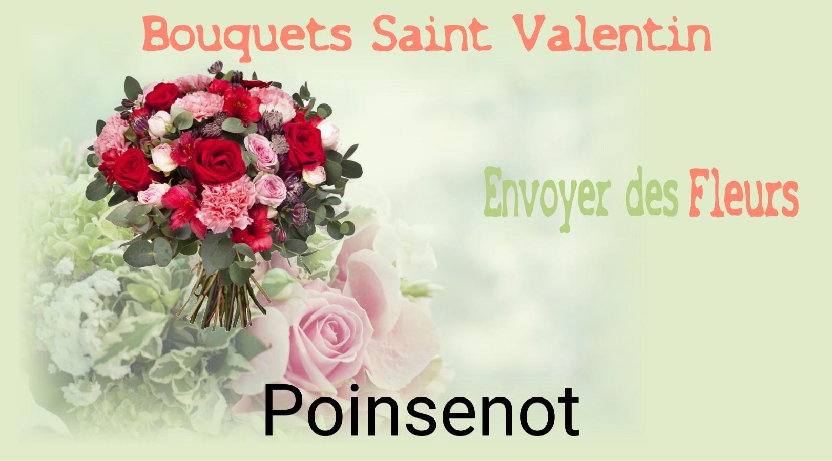 Roses de Saint-Valentin livrées à Poinsenot